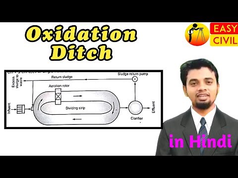 Oxidation Ditch | Waste Water Engineering | Oxidation ditch notes |Oxidation ditch working principle