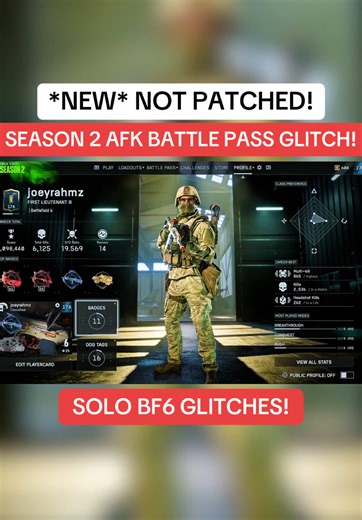 NEW SEASON 2 xp glitch bf6! SOLO BF6 GLITCHES AND XP GLITCH FOR EASY BATTLE PASS XP GLITCH! BATTLEFIELD 6 XP GLITCH SOLO! #bf6 #battlefield6 #xpglitch #gaming #fyp
