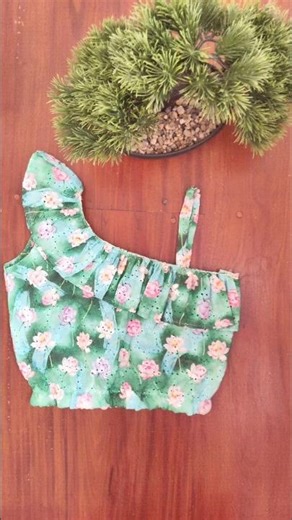 baby crop top cutting and stitching #how #diy #babydress #sewingtips #crop top