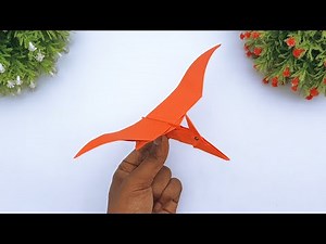 How To Make Origami Pterodactyl Easy | Handmade Paper Toy Birds | Making Paper Dragon Bird