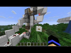 How to make Instakill Railgun in Minecraft Easy Build Explanation