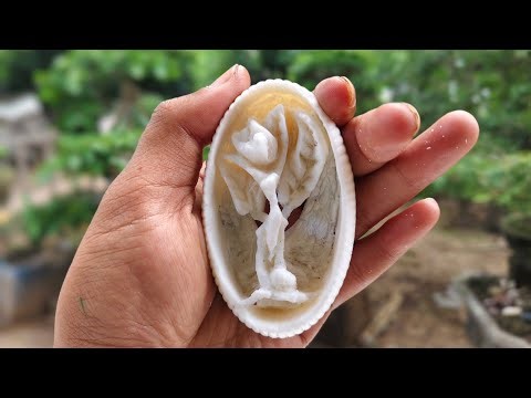 Elegant Abstract Soap Carving | Hand-Carved Floral Figure Art | Relaxing Craft Process