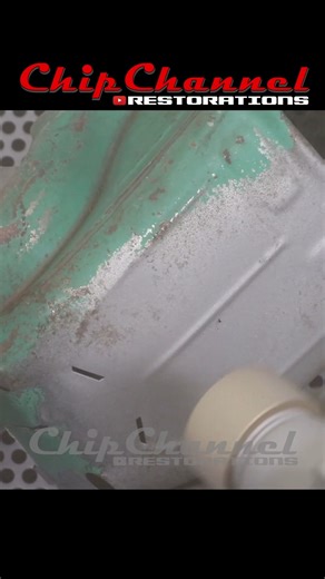 Chip Channel Restorations on Instagram: "Sandblasting and powder coating the kingsbury wind up toy car"