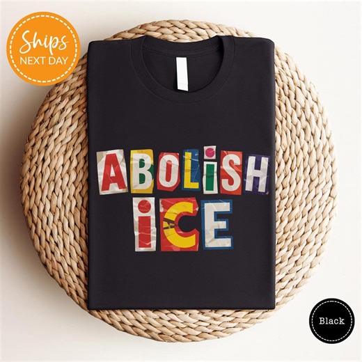 Abolish ICE Tshirt, Comfort Colors Anti-ice Protest Shirt, Pro Immigrant Tee - Etsy