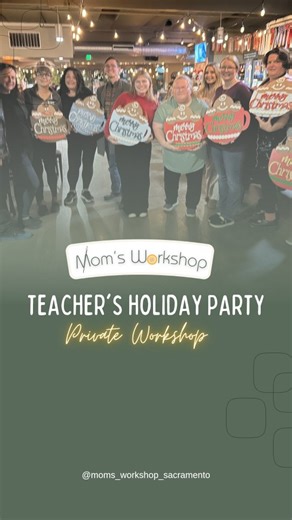🍎 Teachers know how to party (and how to craft)! We had the best time hosting these amazing teachers for their annual Holiday Party last night! After a long semester, it was wonderful to see this dedicated team unwind, laugh, and get creative making their personalized holiday projects. They absolutely crushed it! 👏 This is exactly what our private workshops are designed for: giving teams and friends a fun, stress-free experience! ✔️For Businesses/Teams: Say goodbye to awkward office parties! O