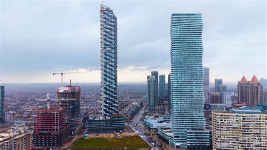 2 Bedroom Corner Suite | Virtual Staging | M3 Condos Mississauga