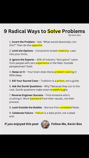 9 Radical Ways to Solve Problems #fblifestyle #ProblemSolving | Askpstudyinaustralia