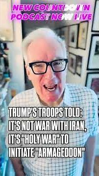 TROOPS TOLD: IRAN WAR IS TO 'START ARMAGEDDON' New Countdown Podcast: https://tinyurl.com/3s9a48px