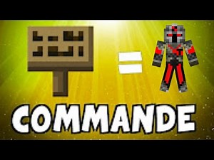 MINECRAFT [TutosVanilla] #1: Panneau Custom (couleur,command) [1.8 et +]