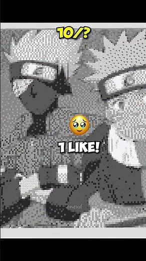 Naruto Pixel art [💖]#awezchaitrend
