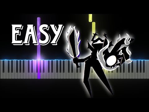 Black Knife - Deltarune Chapter 3+4 (Easy Piano Tutorial)