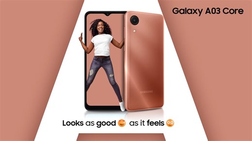 The #GalaxyA03Core in Bronze is an edgy, sassy style statement - just like you! Available now. | Samsung
