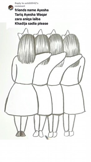 Replying to @ashiii8942 #bestfriend #bffdrawing #easydrawing #friendship #friendshipday #happyfriendshipday #pencildrawing #girldrawing