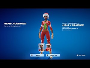 How To Get Holly Jammer Skin For FREE! (Fortnite)