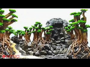 Step By Step Making Aquascape Waterfall - Waterfall Aquascaping