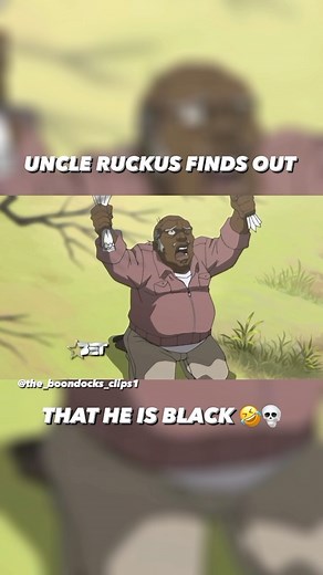The Boondocks Clips 🥷🏽🎥 on Instagram: "UNCLE RUCKUS FINDS OUT THAT HE’S BLACK 🤣💀 S2 E15 “The Uncle Ruckus Reality Show” #theboondocks #boondocks #riley #huey #granddad #black #culture #theculture #show #anime #cartoon #cartoonnetwork #hbo #hbomax #stream #funny #scene #afro #africanamerican #blkcreatives #nostalgia #tv #tvshow #reels #explorepage #adultswim"
