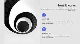 How our organization works - HTML Template by Nicepage