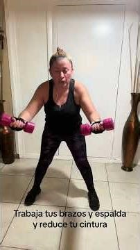 Tone arms, back & waist in 3x20 sec workouts