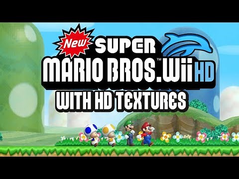 New Super Mario Bros. Wii With HD Textures | Dolphin 5.0-11422