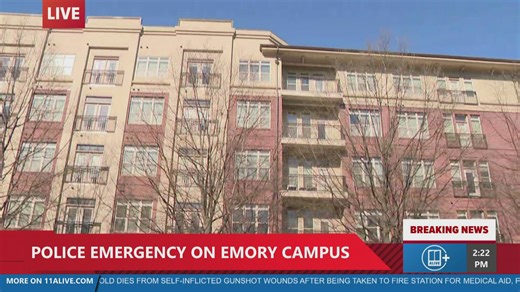 Police presence seen at Emory Point near CDC in Atlanta