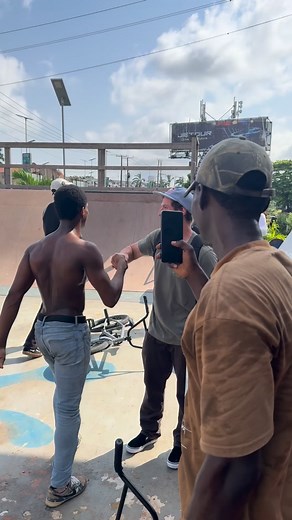 Riding with the best bmx riders in the world 🌎 this as always been part of my dreams big thanks to @redbullng for making this happen #bmx #reels #whatyoulove #lagos | Dami Lare