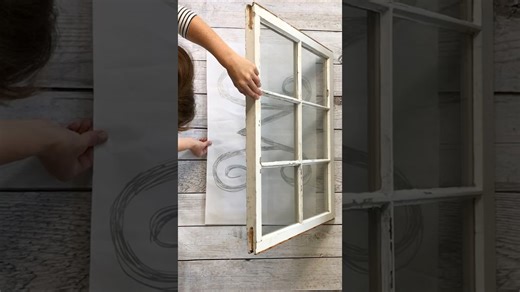 Grab some Dollar Tree gems & an old window...😱