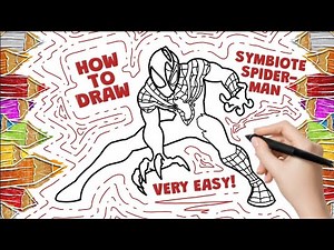 Learn How to Draw Symbiote Spider-Man: Easy Step-by-Step Tutorial