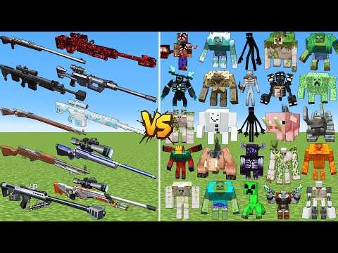 What TaCZ New Sniper Gun Can Defeat The Most New Mutants in Minecraft?