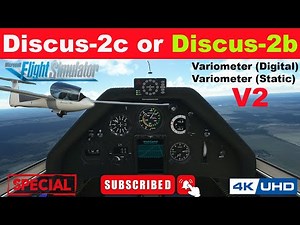 Got Friends V2 – Discus – 2c Premium - Variometer (Digital) - Variometer (Static) - MSFS 2020