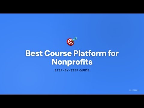 Best Course Platform for Nonprofits (Real Data from 32,000+ Courses)