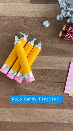 2.8K views · 10K reactions | Rolo Candy Pencils are a cute back to school craft you can make with your kids! Measurements and instructions here: https://www.itsalwaysautumn.com/rolo-pencil-back-to-school-craft.html | It's Always Autumn | Facebook