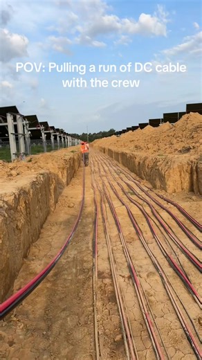 The Teamwork Behind DC Cable Installation in Solar Projects