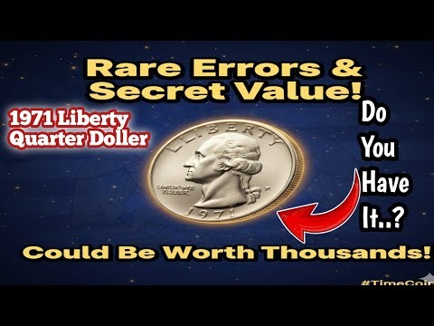 1971 Washington Quarter — Rare Errors & Secret Value!|ItCould Be Worth Thousands! #TimeCoins