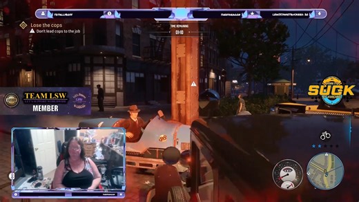 The Police Chase Turned Into A Demolition Derby 😵🚗 The Unicorn tries to outrun the cops in Mafia but ends up smashing parked cars, totaling a taxi at full speed, and nearly running over pedestrians in a wild controller-learning police chase. #HTSAI #TeamLSW #Mafia #MafiaDefinitiveEdition #Gaming #ControllerLearning #PoliceChase | How to suck at IRacing