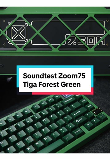🎧 Âm phím mà nghe xong không muốn gõ phím khác nữa 👉 Zoom75 Tiga Forest Green – foam cork 🔧 Switch Akko Cream Blue đã lube 🧠 Stab hãng tune gọn gàng– không lọc xọc 📩 Nhắn QuaanMK để được tư vấn build chi tiết nhé anh em! #KeyboardVibes #zoom75tiga#zooaanmk #customkeyboard #xuhuong