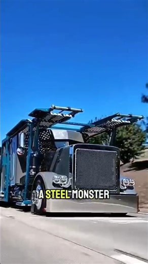 "Insane Custom Peterbilt Car Hauler Truck | #shorts#shortvideos