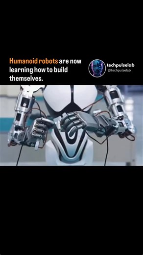 Artificial Intelligence (AI) on Instagram: "You are watching humanoid robots being trained to assemble the components used to build more robots just like them. The level of coordination required to place parts, connect wiring, and secure joints shows how far robotic dexterity has come. These movements rely on constant sensing and micro-adjustments, allowing the robot to handle tasks that once required experienced human technicians. The progress is a sign of how fast robotic assembly is evolving.