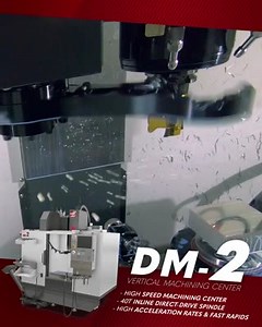 2.9K views · 93 reactions |  Haas Drill/Mill series machines are high-speed, lean-style machining centres that make very efficient use of valuable floor space. The DM-2 offers the same lean-style performance & benefits as the DM-1, with more X-axis travel and a longer table. ➡️ https://www.haas.co.uk/drill-tap-mill-centre/ | Haas Automation UK | Facebook