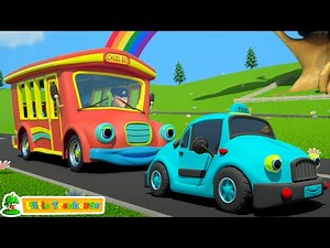 Wheels On The Vehicles, Transport Vehicles and Kids Rhymes