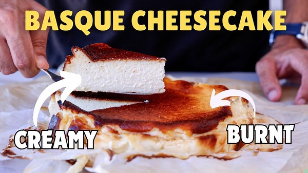 Basque Cheesecake – A Great Valentine’s Day Treat!