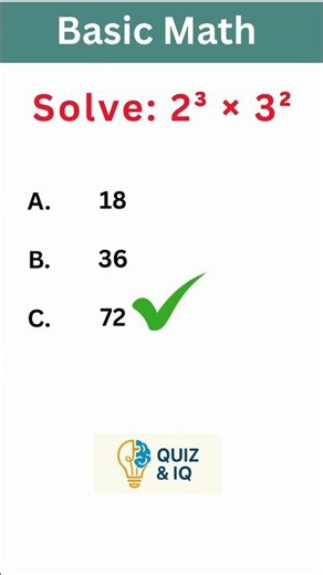 Can You Beat This Math Speed Test? ⏱️ #QuizAndIQ #MathTest #IQBoost #BrainChallenge #shortsvideo