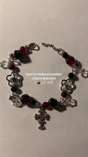 Easy Beaded Charm Bracelet Tutorial