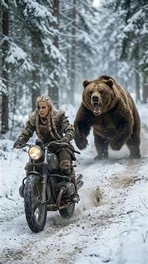 A Bear Appears… The Only Escape Is a Camouflaged Forest Refuge 🐻🌲