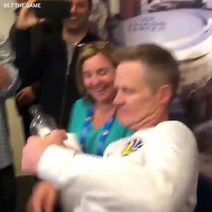 Steve Kerr's got jokes 😅 (via 95.7 The Game) | ESPN