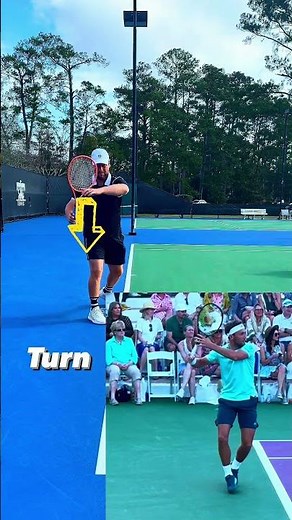 The tennis forehand technique