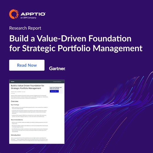 Trusted Technology Investment Decisions | Apptio | Apptio, an IBM Company