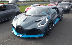 布加迪最新神车 Bugatti Divo参加英国超级跑车聚会！