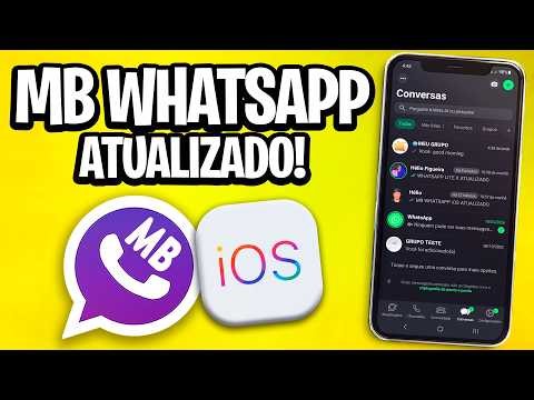 IT'S OUT! 🎉 MB WHATSAPP UPDATED IN IPHONE STYLE ON ANDROID (MIRRORED MODE)