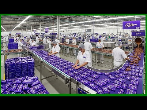 How Millions of Dairy Milk Chocolate Bars Are Made Daily | Inside the Cadbury Chocolate Factory