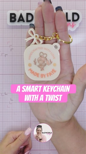 Yup! With your actual logo branded on the keychain. 🤩#smallbusiness #accessories #custom #keychain